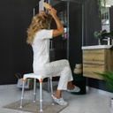 Tabouret de douche carré réglable Gcare Home Bello