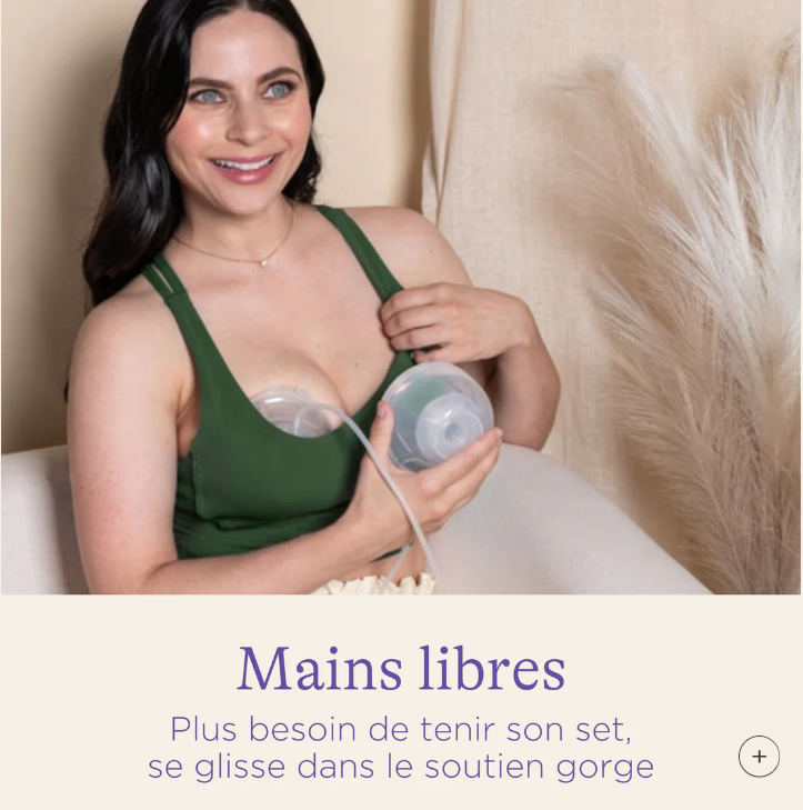 Set d'expression main libre double - Lansinoh