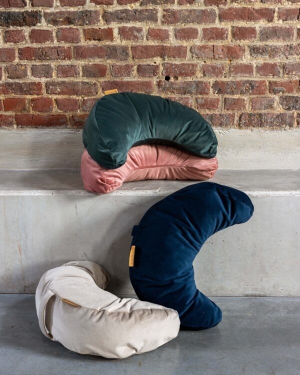 Coussin de méditation demi-lune