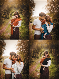 Cadeau naissance - Écharpe de portage BASIC en fibres bio – Love Radius – 4 coloris